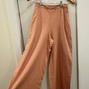 Daisy + The Jones Wide Leg Pant in Blush